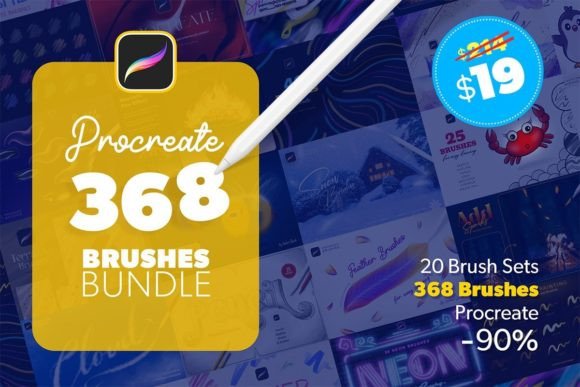 Download Procreate Brushes Bundle - Procreate brush Collection