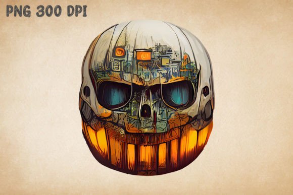 Download Skull Pumpkin Ghibli Style 2 - Ghibli Collection