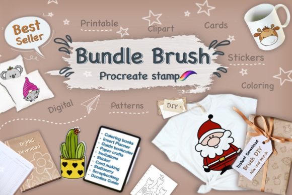 Download Procreate Brushes Bundle - Procreate brush Collection