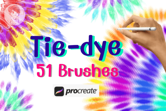 Download Tie Dye Procreate Brushes - Procreate brush Collection