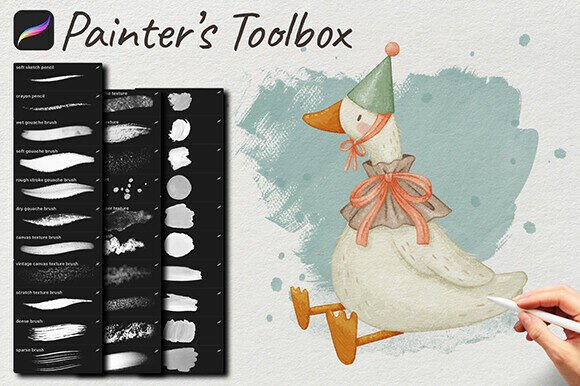 Download Painter’s Toolbox- Procreate Brushes - Procreate brush Collection