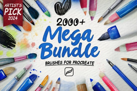 Download 2000+ Procreate Brushes - Procreate brush Collection