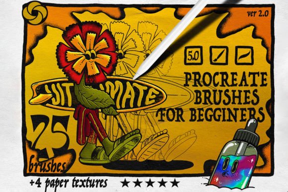 Download 25 Procreate Brushes for Beginners - Procreate brush Collection