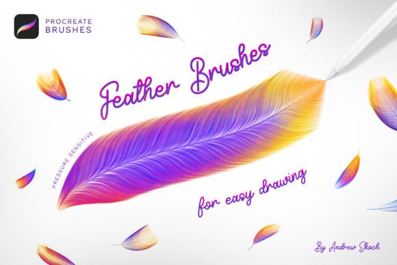 Download Feathers Procreate Brushes - Procreate brush Collection