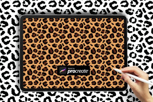 Download Leopard Print Pattern Procreate Brush - Procreate brush Collection