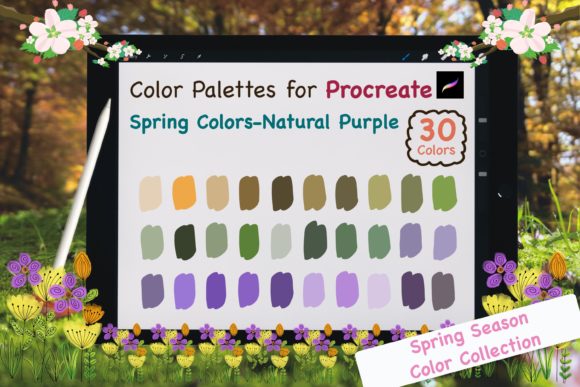 Download Procreate Color Palettes-SpringNaturalPu - Spring Collection