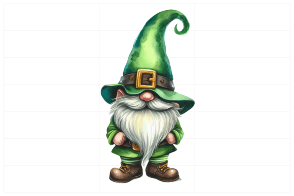 Download Watercolor St Patrick`s Day. Cute Gnomes - Premium Resources