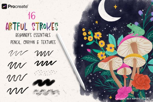 Download Procreate Brush Pack - Pencil &amp; Crayon - Procreate brush Collection