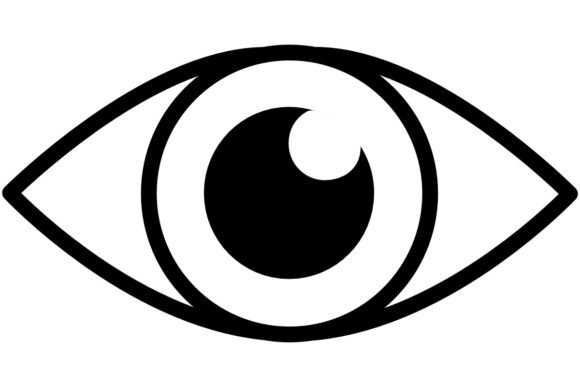 Download Eye Lineart Procreate Brush Stamp - Procreate brush Collection