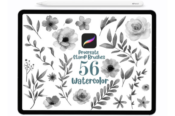 Download Watercolor Procreate Brushes - Procreate brush Collection