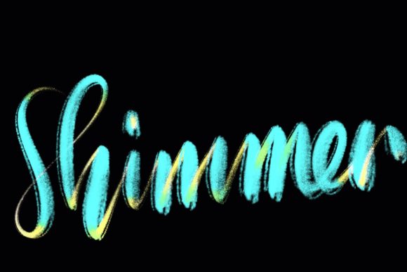 Download Procreate Brush Rainbow Metallic Shimmer - Procreate brush Collection