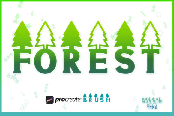 Download Procreate Brush Forest Summer Camp a-Z - Procreate brush Collection