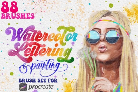 Download Realistic Watercolor Procreate Brushes - Procreate brush Collection