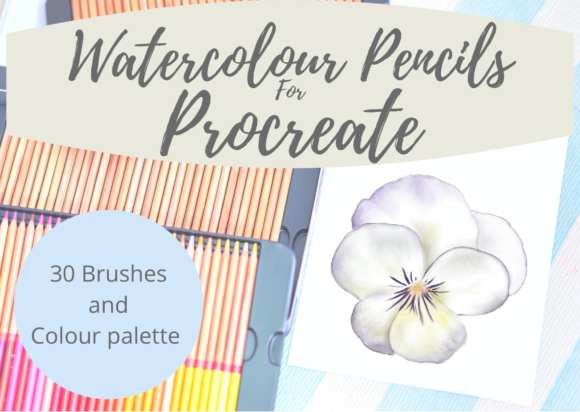 Download Watercolour Pencils Procreate Brushes - Procreate brush Collection
