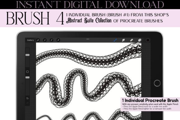 Download Procreate Brush 4 - Abstract Suite - Premium Resources