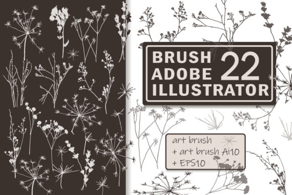 Download Vector Brushes of Natural Elements - Vector Collection