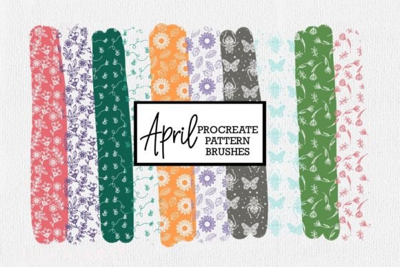 Download Spring Flowers Procreate Pattern Brushes - Spring Collection