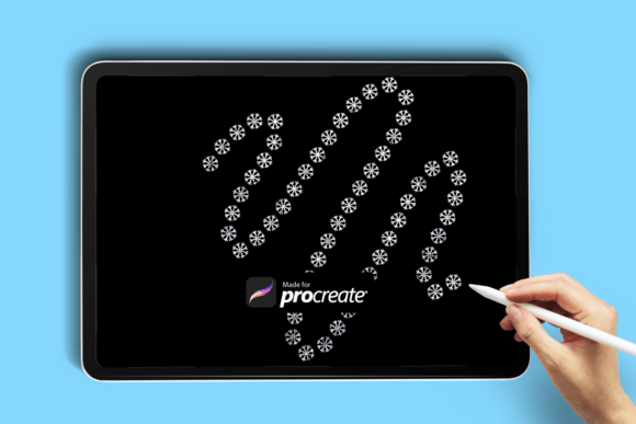 Download Snowflake Procreate Brush - Procreate brush Collection