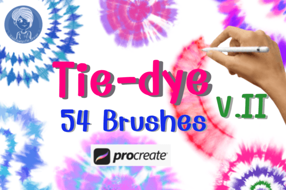 Download Tie Dye Procreate Brushes V.2 - Procreate brush Collection