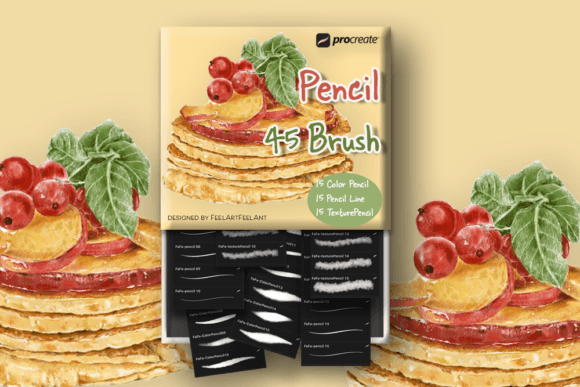 Download 45 Pencil Brushes for Procreate - Pencil Collection