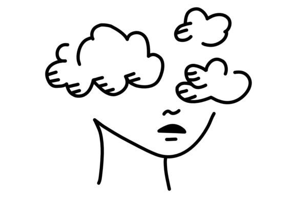 Download Cloud Face Procreate Brush Stamp - Procreate brush Collection