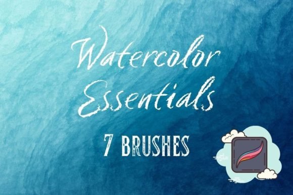Download Watercolor Procreate Brushes Watercolour - Procreate brush Collection