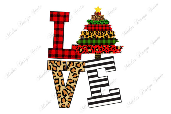 Download Leopard Brush Strokes Christmas Tree - Christmas tree Collection