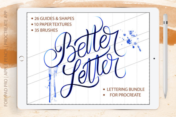 Download Better Letter Procreate Brush Bundle - Procreate brush Collection